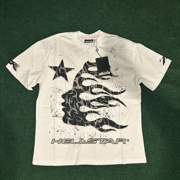 White Graphic HellStar Men's Shirt - Picture 1 of 1